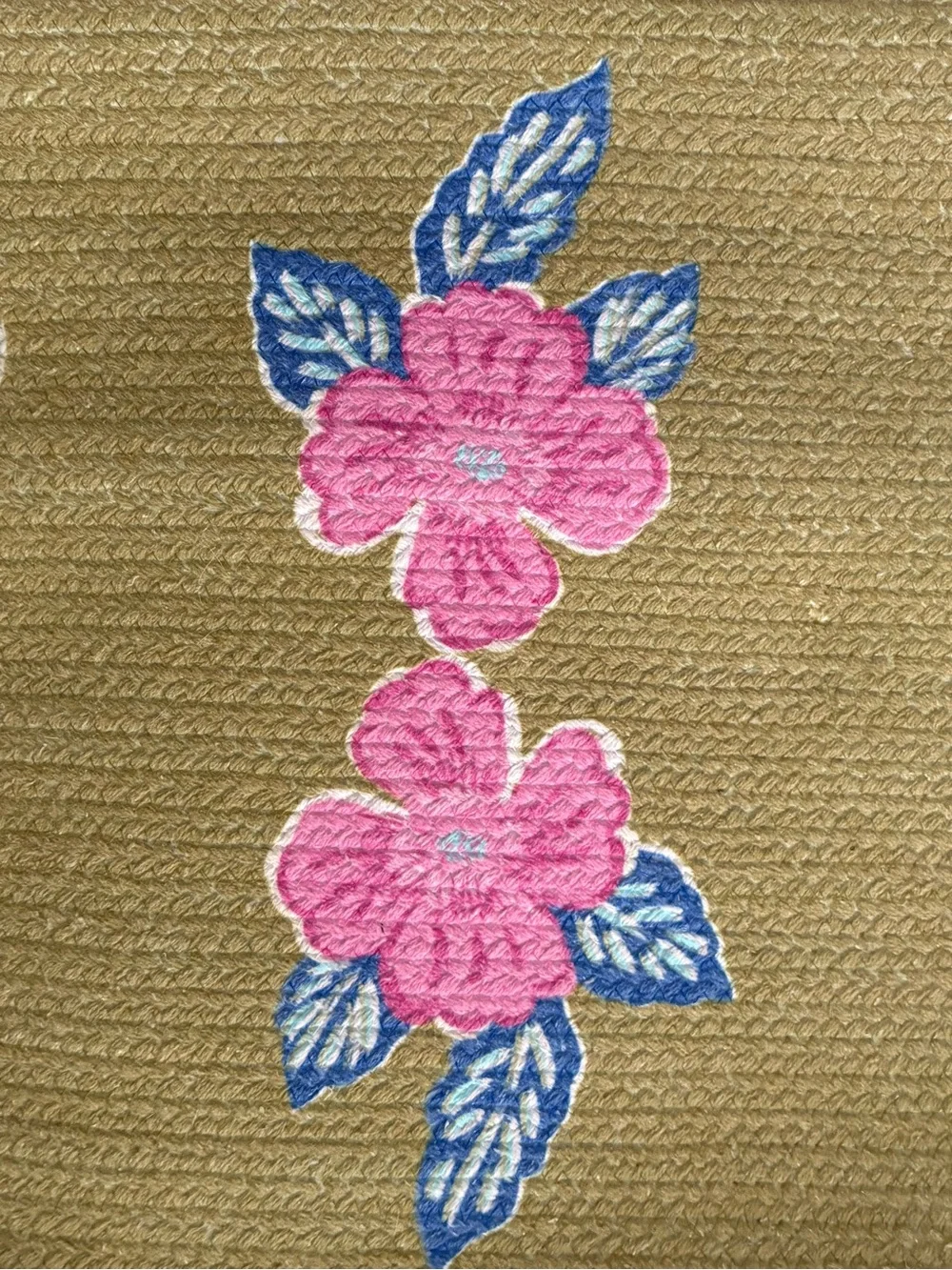 ANTHROPOLOGIE➕Nerina Cotton Printed Floral Mat NWT